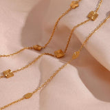Sunburst Textured Charm Chain Bracelet for Women