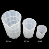 250/350/750/100ml Silicone Measuring Cup Split Cup Resin Silicone Mould