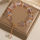Summer Crystal Beaded Bracelet Woman Charm Bracelet