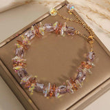 Summer Crystal Beaded Bracelet Woman Charm Bracelet