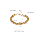 Golden Eye Chain Bracelet Bangle for Women
