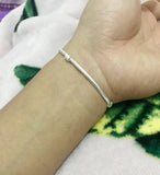 Tibetan Silver Charm Bracelet for Women - Classic Jewelry DIY Bangle