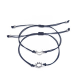 Sun Moon Couple Bracelets Rope Charm Jewelry Gift Women Men