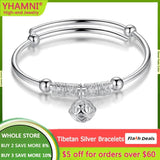 Tibetan Silver Dolphin Bracelet for Women