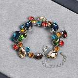 Colorful Gemstone Charm Bracelets for Women