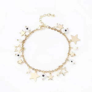 French Mini Jewelry Women's Devil's Eye Chain Bracelet