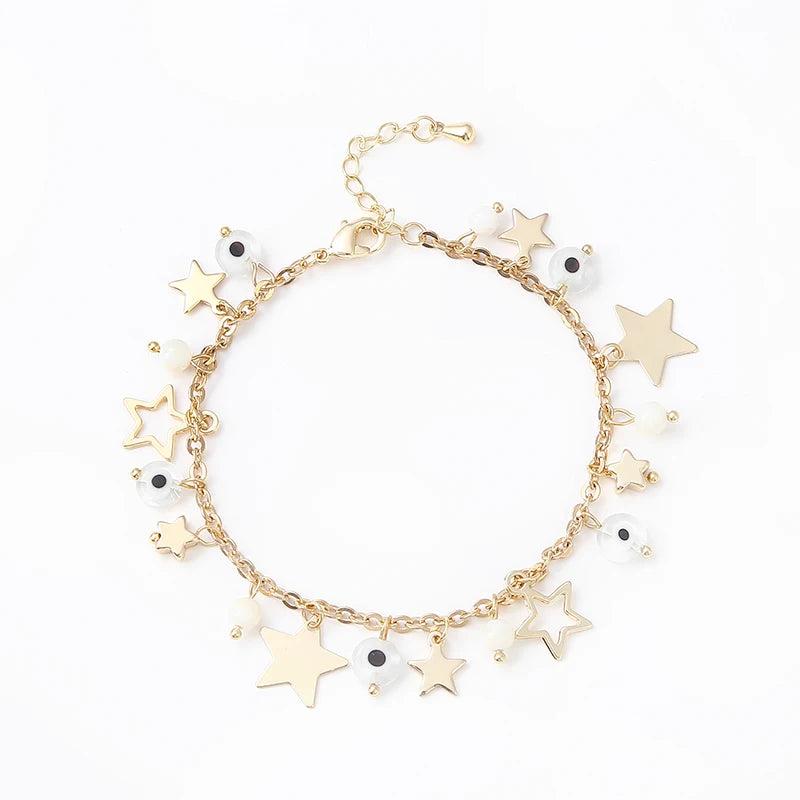 French Mini Jewelry Women's Devil's Eye Chain Bracelet
