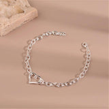 Hollow LOVE Heart Bracelet Summer Holiday Jewelry
