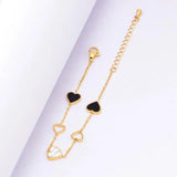 Heart Shell Charm Bracelet for Women Girls
