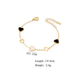 Heart Shell Charm Bracelet for Women Girls