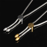 Stainless Steel Charm Bracelet For Women Cubic Zirconia Adjustable