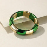 Vintage Resin Bracelets for Women Stretch Beaded Charm Bracelet Jewelry