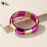 Vintage Resin Bracelets for Women Stretch Beaded Charm Bracelet Jewelry