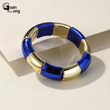 Vintage Resin Bracelets for Women Stretch Beaded Charm Bracelet Jewelry