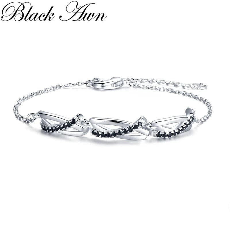 Silver Charm Bracelet Women Wedding Jewelry