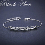 Silver Charm Bracelet Women Wedding Jewelry