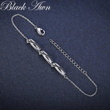 Silver Charm Bracelet Women Wedding Jewelry