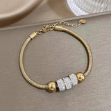 316L Stainless Steel Chain Bracelet for Women Charm Wrist Jewelry