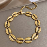 316L Stainless Steel Chain Bracelet for Women Charm Wrist Jewelry