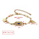 Evil Eye Copper Bead Bracelet - Boho Jewelry Gift