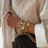 Uworld Stainless Steel Zirconia Bracelet for Women