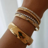Uworld Stainless Steel Zirconia Bracelet for Women