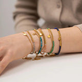 Boho Multilayer Colorful Beads Bracelets for Women Charms Bead Star