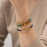 Boho Multilayer Colorful Beads Bracelets for Women Charms Bead Star