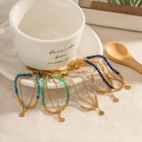 Boho Multilayer Colorful Beads Bracelets for Women Charms Bead Star