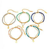 Boho Multilayer Colorful Beads Bracelets for Women Charms Bead Star