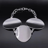 Virgin Mary Pendant Bracelets Stainless Steel Catholic Our Lady Medals Charm