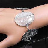 Virgin Mary Pendant Bracelets Stainless Steel Catholic Our Lady Medals Charm