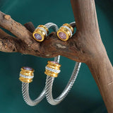 Adjustable Multicolor Zircon Charm Bracelet Hand Chain Jewelry