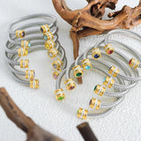 Adjustable Multicolor Zircon Charm Bracelet Hand Chain Jewelry