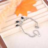 Waterproof Stone Charm Bracelet Bangle Women Jewelry