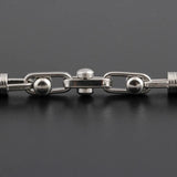 316L Stainless Steel Men's Charm Link Chain Bracelet Jewelry 2016