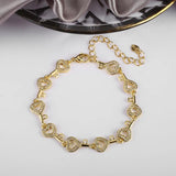 INS Hot Selling CZ Clover Bracelet Geometric Adjustable Charming Women Jewelry
