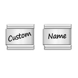 Personalised Daisy Charm Birthday Fit 9mm/13 Bracelet DJ312