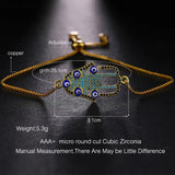 CZ Evil Eye Hamsa Hand Bracelets for Women