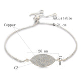 Women Link Bracelets Evil Eye Charm Adjustable Chain Bracelet DIY