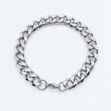 Men's Stainless Steel Cuba Link Chain Bracelet Hip Hop Rock Jewelry