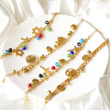 Hamas Y2K Chunky Chain Bracelets with Charms