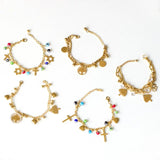 Hamas Y2K Chunky Chain Bracelets with Charms