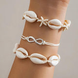 Boho Starfish Rope Chain Bracelet Women Bridal Beach Jewelry