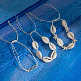 Boho Starfish Rope Chain Bracelet Women Bridal Beach Jewelry