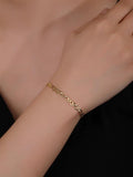 Copper Plated 18K Love String Couple Bracelet Charms