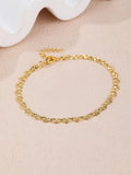 Copper Plated 18K Love String Couple Bracelet Charms