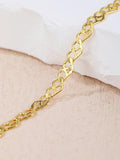 Copper Plated 18K Love String Couple Bracelet Charms