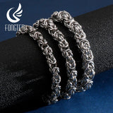 Fongten Steel Chain Bracelet Men Charm Armband Bangle Male Jewelry