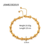 Uworld Stainless Steel Adjustable Charm Bracelet Bangle Statement Jewelry